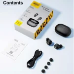 جعبه و متعلقات و قیمت هدفون بی سیم کیو سی وای مدل QCY HT07 ArcBuds ANC