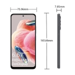 سایز گوشی شیائومی redmi note 12 رنگ مشکی