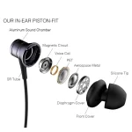 مشخصات هدفون ۱more-Piston-Fit رنگ مشکی