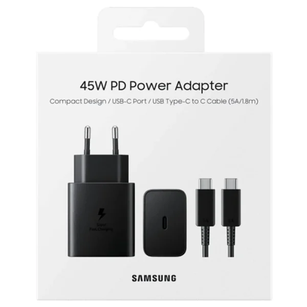 قیمت و مشخصات SAMSUNG ORIGINAL 45W TRAVEL ADAPTER