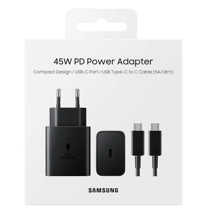 قیمت و مشخصات SAMSUNG ORIGINAL 45W TRAVEL ADAPTER