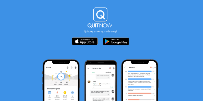 دانلود اپلیکیشن ترک سیگار quit now