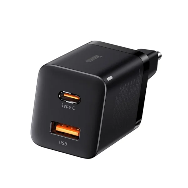 مشخصات و خرید شارژر دیواری ۳۰ واتی بیسوس مدل Baseus Super Si quick charger C+U CCSUPP-E01