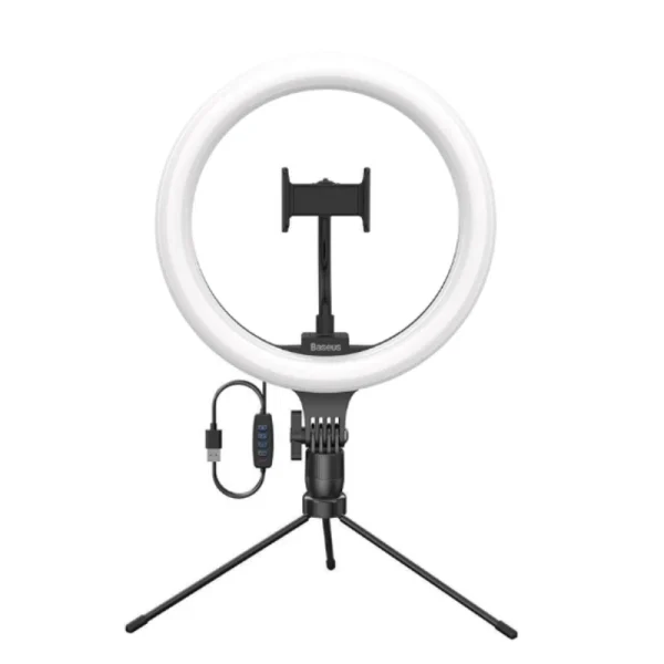 قیمت و مشخصات رینگ لایت ۱۰ اینچی بیسوس مدل Baseus Live Stream Holder-table Stand CRZB10-A01