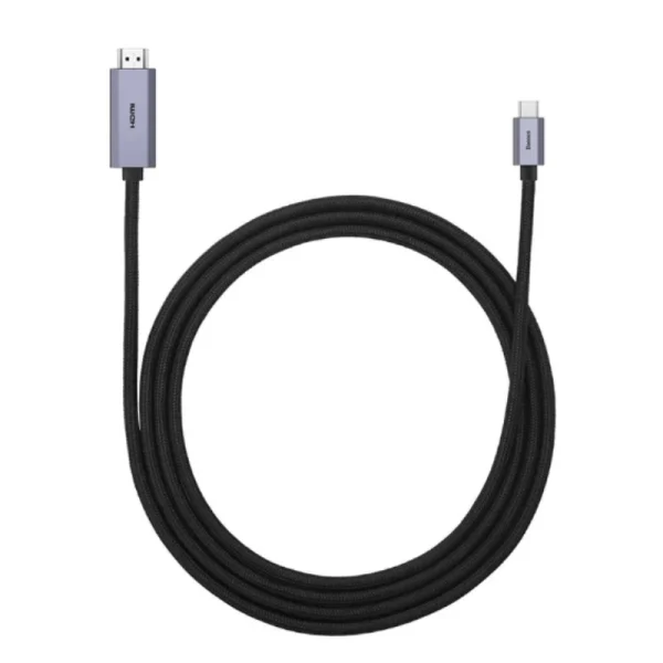 قیمت امروز و خرید کابل ۲ متری Type-C به HDMI بیسوس مدل Baseus High Definition Series WKGQ010101