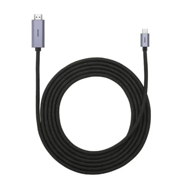 قیمت امروز و خرید کابل 3 متری Type-C به HDMI بیسوس مدل Baseus High Definition Series WKGQ010201