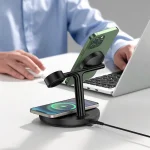 قیمت و خرید شارژر وایرلس سه کاره ۲۰ واتی بیسوس مدل Baseus Swan WXTE000001