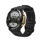 ساعت هوشمند Amazfir T-Rex 2 اسپورت صفحه گرد مشکی طلایی