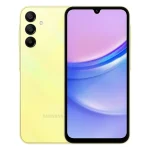 گوشی لیمویی موبایل سامسونگ galaxy a15 زرد