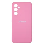 قاب گوشی صورتی جیغ سیلیکونی گوشی موبایل a54 dark pink