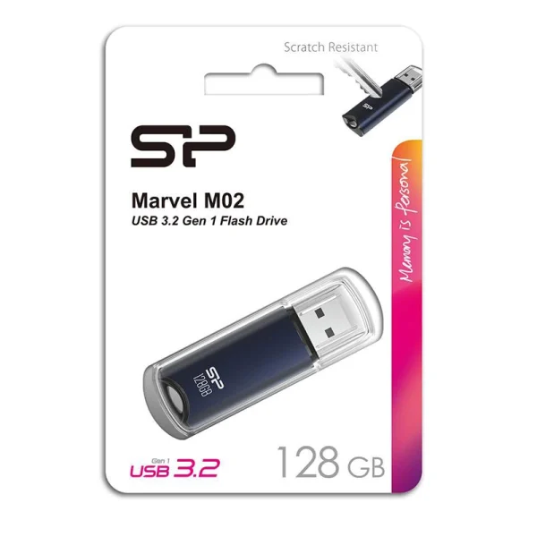 فلش سیلیکون پاور 128 گیگابایت مدل Marvel M02