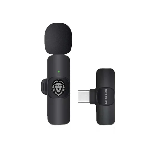 میکروفن بی سیم سولو گرین Green Solo Wireless Microphone 3 Plugs 60mAh