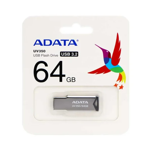فلش مموری ای دیتا مدل 3.2 Adata UV350 ظرفیت 64 گیگابایت
