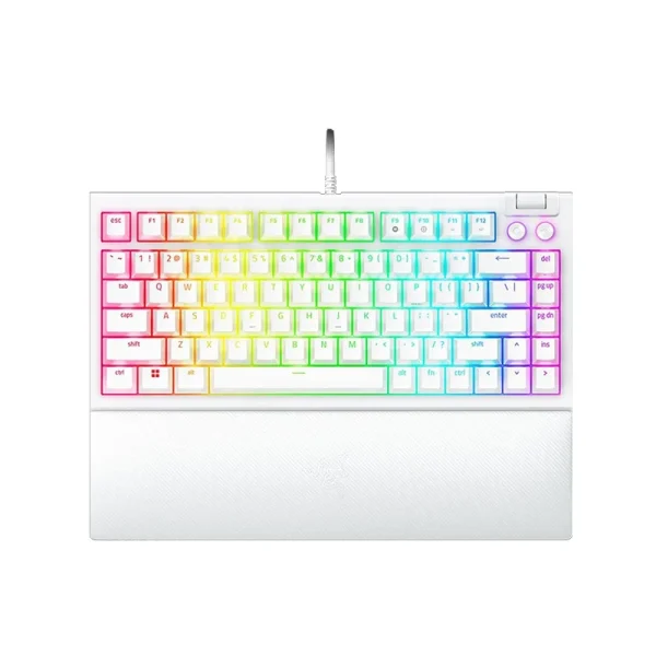 کيبورد گیمینگ ريزر Razer BlackWidow V4 75% White
