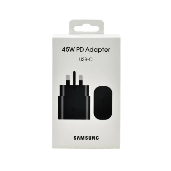 شارژر دیواری 45 وات سامسونگ 3پین مدل T4510 - بدون کابل - طرح اصل