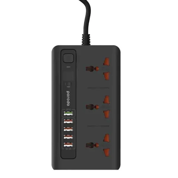 چند راهی هوشمند برق پرودو مدل Porodo Multi-Port Power HUB4