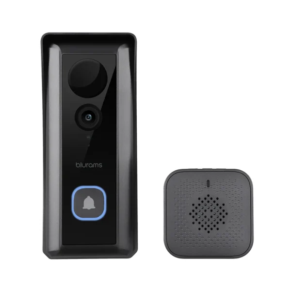 زنگ ویدیویی هوشمند بی‌سیم 2K بلورمز مدل Blurams Doorbell D10C