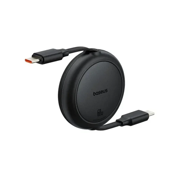 کابل 60واتی 1 متری USB-C به USB-C بیسوس مدل Free2Pull Mini  P10364500