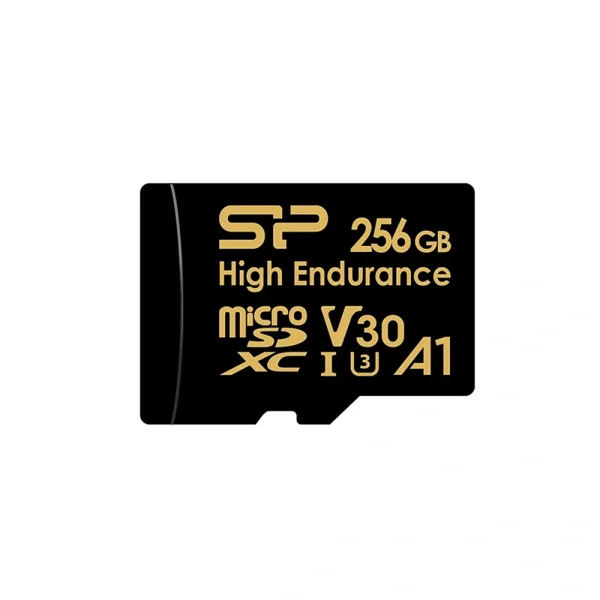 کارت حافظه MicroSDXC سیلیکون پاور مدل Golden کلاس 10 استاندارد UHS-I V30 A1 سرعت سرعت 10 مگابایت بر ثانیه  ظرفیت 256 گیگابایت