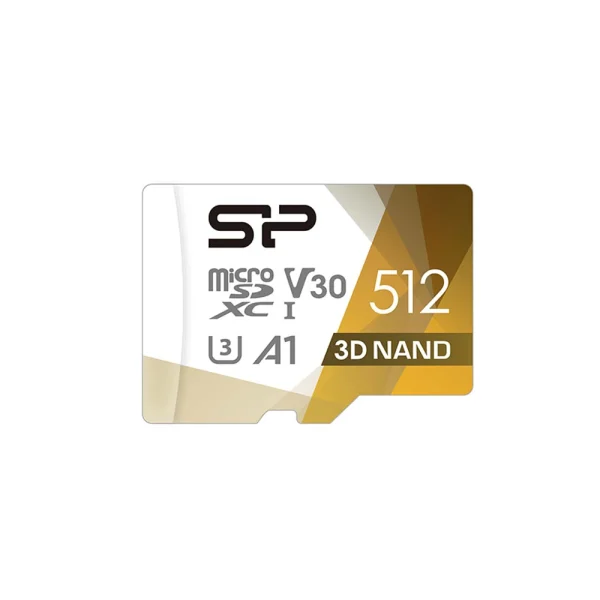 کارت حافظه MicroSDXC سیلیکون پاور مدل Superior کلاس 10 استاندارد UHS-I V30 A1 سرعت سرعت 10 مگابایت بر ثانیه  ظرفیت 512 گیگابایت